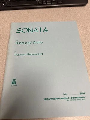 Sonata Tuba and Piano Southern Music Series Composed by Thomas Beversdorf - Image 1 of 2