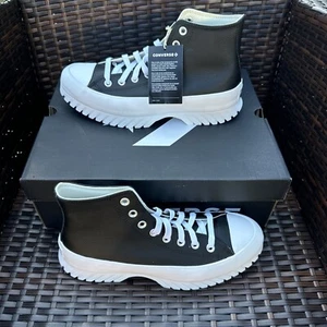 Converse Chuck Taylor All Star Lugged 2.0 Cuero Negro A03704C Mujer 10 Hombres 8 - Imagen 1 de 6