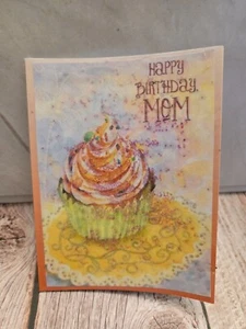 Handarbeit "Happy Birthday Mama Grußkarte" - Bild 1 von 2