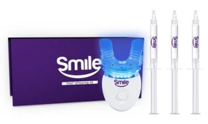 Teeth Whitening Kit Gel Strong Led Light Kit-Tooth Bleaching - Whitening Premium - Picture 1 of 10