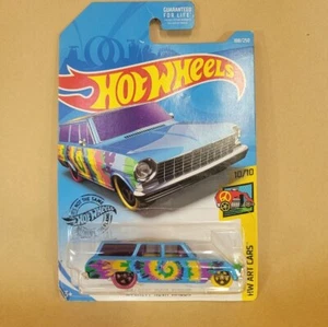 Hot Wheels 64 Chevy Nova Wagon Purple Multicolored - Picture 1 of 3