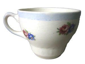 Vintage Floral Design Small Coffee Tea Cup - Bild 1 von 4
