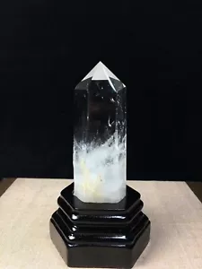 Obelisco de cuarzo transparente natural de 1,21 lb cristal torre de energía punto Reiki - Imagen 1 de 5