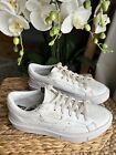 Adidas Originals Super Sleek Leather Trainers Sneakers in White - Size 5