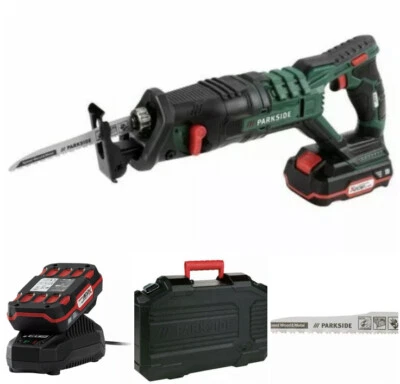 PARKSIDE 20V Cordless Sabre / Reciprocating Saw,Tool +case ✅🔥battery &Charger - Image 1 of 4