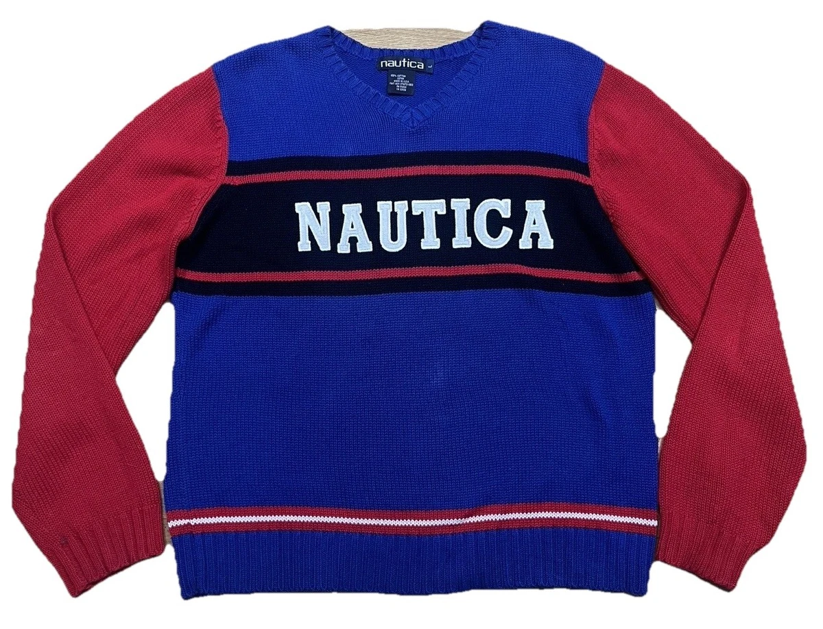 Nautica 100% Cotton 90s Crewneck Sweaters for Men for sale | eBay
