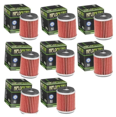 HF141 Oil Filter - 8 Pack Replaces Yamaha 1S7-E3440-00 5TA-13440-00 5YP-E3440-00 - Image 1 of 4