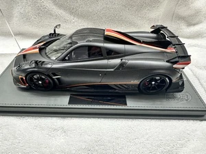 BBR 1/18 Pagani Imola 2020 Matt Carbon Fiber Black Limited Edition Display Case - Picture 1 of 22