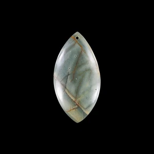 MultiColor Picasso J 58x30x7 mm Pendant Bead HE304018 - Picture 1 of 8