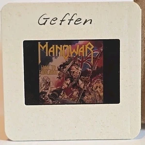 Manowar, Farb-Werbedia 35 mm Pressefoto, Geffen Records, 90er Metall - Bild 1 von 2