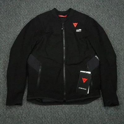 Jaqueta Dainese Masculina Média 52 Preta Smart LS Par Sistema Armadura Ventilada Nova Com Etiqueta - Imagem 1 de 4