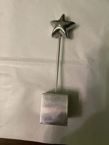Silver Star Magnetic Photo Display Stand Preowned - Picture 1 of 1