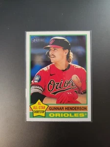 2025 TOPPS HERTIGE ALL-STAR SHORTSTOP GUNNAR HENDERSON#174 - Picture 1 of 2