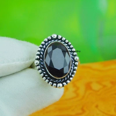 Anello regalo fatto a mano in argento sterling 925 con pietra preziosa... - Immagine 1 di 4