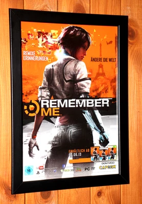 Remember Me PS3 Xbox Rare Old Promo Werbeblatt Poster / Ad Page Framed - Bild 1 von 4