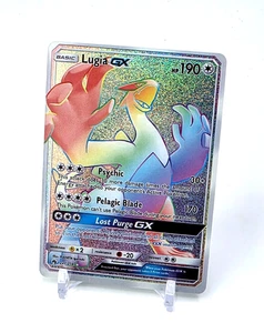Custom l SPARKLING HOLO Lugia GX Lugia READ DESCRIPTION BELOW - Picture 1 of 2