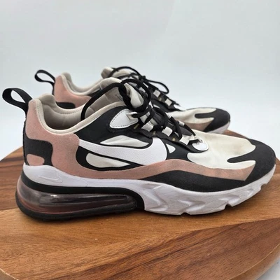 Talla 9 - Nike Air Max 270 React Coral Negro Zapatos para Mujer AT6174-005 Tenis Foto 1 de 4
