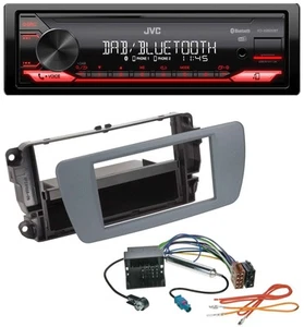 JVC Bluetooth USB DAB MP3 Autoradio für Seat Ibiza (ab 08) conemaragrau - Bild 1 von 7