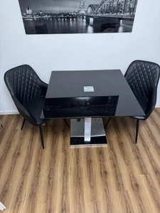 Tisch 95x95 + 2 Stühle - Bild 1 von 7