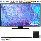 Samsung Qn55q80ca 55" Qled 4k Smart Tv (2023) W/ 3.2.1ch Soundbar Black