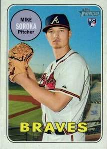2018 Topps Heritage High Numbers RC #657 Mike Soroka Braves - Picture 1 of 1