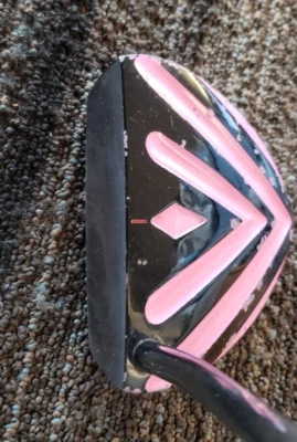 33.5 IN AX SWEET SPOT MALLET STYLE PUTTER W PINK STRIPS EXCELL NEAR PERFECT  ls2 - Image 1 of 4