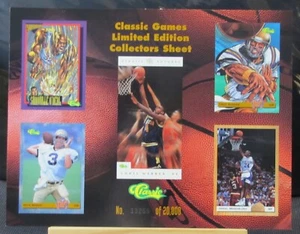 FOGLIO DA COLLEZIONE GIOCHI CLASSICI EDIZIONE LIMITATA - Foto 1 di 2