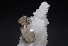 9343 Pyrite Quartz ca 6x7x3 cm Huanzala Peru