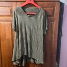 New we the free free people circle in sand olive tee Xs