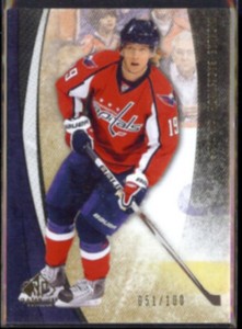 NICKLAS BACKSTROM UD SP Game Used #d Insert 051/100.  CAPITALS