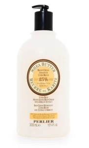 Perlier 25% Shea Butter w Apricot Extract Bath Shower Cream, 101.4 oz 3L Sealed - Picture 1 of 1