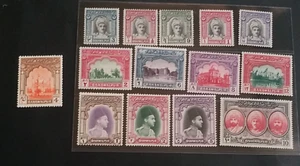BAHAWALPUR 1948 3p to 10R SG 19 - 32 Sc 2 - 15 pictorial set 14 MNH - Picture 1 of 2