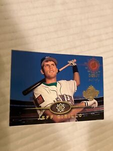 Milwaukee brewers jeff Cirillo 1995 World Series stamped baseball card CScan