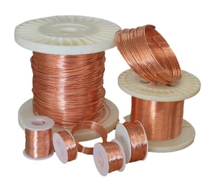 30 Ga Round Solid Copper Wire ( Dead Soft ) Choose Length , Made In USA - Picture 1 of 10