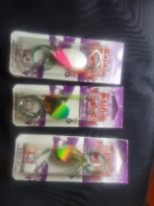 Vintage Eric's PRAWN RIG SIZE 6 LUHR JENSEN NEW fishing Lure PRAWN 3 count - Picture 1 of 3