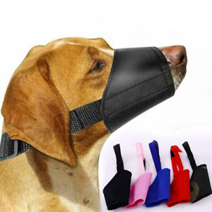 Adjustable Pet Dog Bark Bite Mesh Cover Mouth Muzzle Grooming Anti Stop Chewing