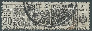 1914-22 REGNO PACCHI POSTALI USATO 20 CENT - I21-6 - Imagen 1 de 1