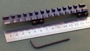 CZ527 Extended PICATINNY Rail, STEEL MATT BLUE finish. - Picture 1 of 5