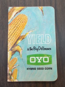 Vintage 1963 O-Y-O Hybrid Seed Corn, Yield Is The Big Difference Farming Booklet - Picture 1 of 4