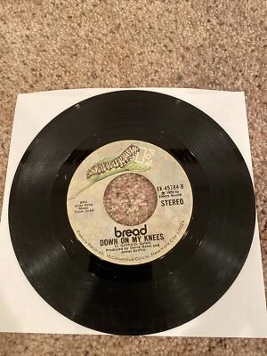 45 Rpm Vinyl 1972 Bread Down On My Knees / Diary - Image 1 of 4