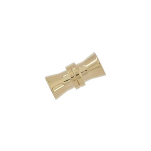 Broche de tornillo cono de plata esterlina enchapado en oro para collar pulsera #99904 - Imagen 1 de 3