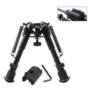 Tactical Adjustable Spring Swivel Bipod Adapter for Hunting Shooting Air Rifle - Picture 1 of 8