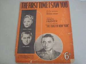 The First Time I Saw You aus "The Toast Of New York" Noten - Bild 1 von 1