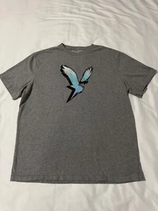 mens - AMERICAN EAGLE shirt - L - SUPER SOFT - STANDARD FIT - GRAPHICS - GRAY - Picture 1 of 2