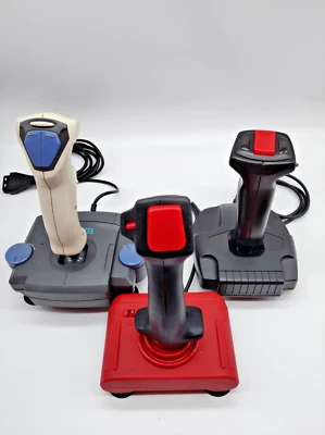 #SE920# Retro Joystick QJ II Turbo, Optix für Atari Commodore Apple Sega 3 Stück - Bild 1 von 4