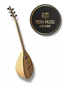 Borsa professionale Saz Baglama collo corto Kisa Sap elettrica fai da te Saz Evi premium elettrica - Foto 1 di 12