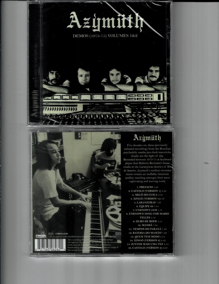 AZYMUTH - DEMOS 73-75: V1 & V2 (CD 2019) NEW *16 TRACKS* - Image 1 of 1