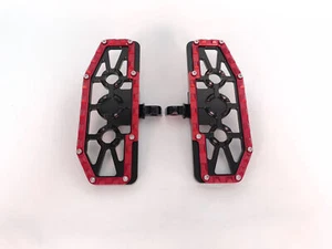 MX Rear Floorboards Foot Pegs For Harley Electra Glide Dyna Street Fat Bob FXDF - Bild 1 von 9