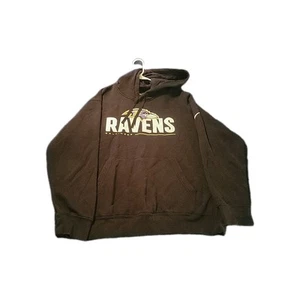 Baltimore Ravens Black Nike Hoodie Jacket Size XL NFL Football Pullover Sweater - Picture 1 of 6