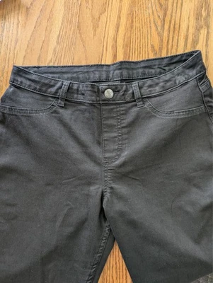 Lee Rider女式黑色中码后口袋打底裤 — 第 1/4 张图片